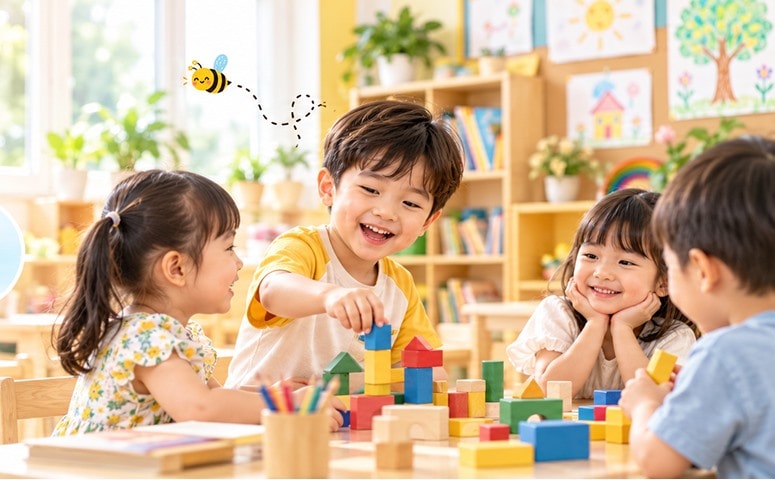 Các bé cùng vui chơi tại Tiny Bee